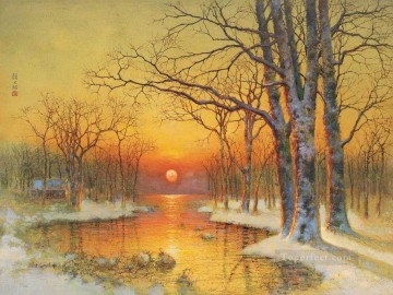 After Snow Yan Wenliang Landscapes from China Oil Paintings